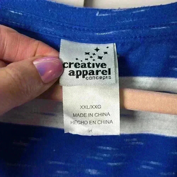 Florida Gators Scoop Neck Short Sleeve Striped Top Size XXL - Picture 2 of 6